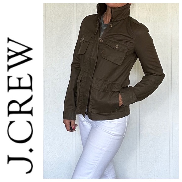 J. CREW WASHED AND AGED FIELD UTILITY JACKET SIZE XS - Picture 2 of 16